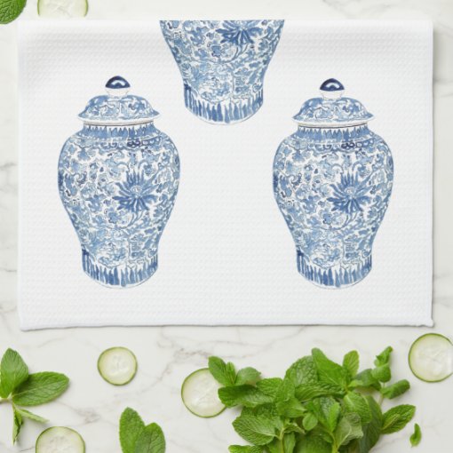 GINGER JAR DISH TOWELS Zazzle