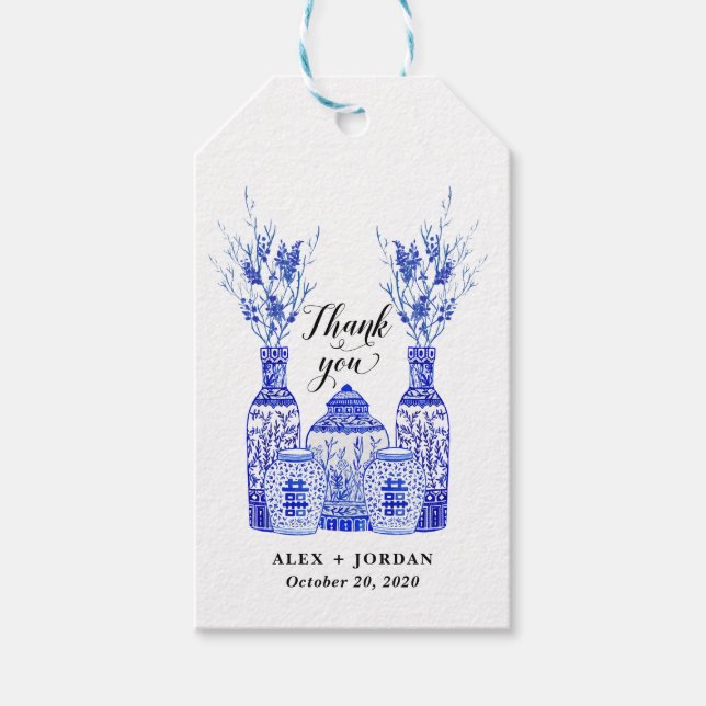 Ginger Jar Thank You Tags (Front)