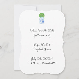 Ginger Jar Topiary Invitation