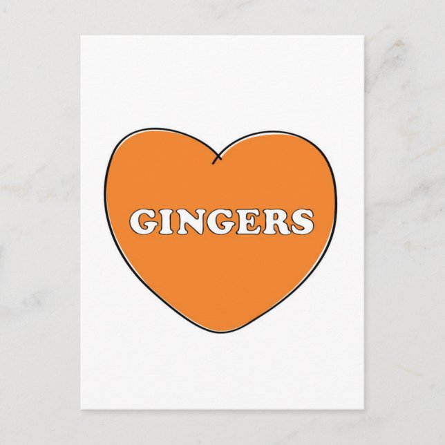 Ginger Love Postcard (Front)