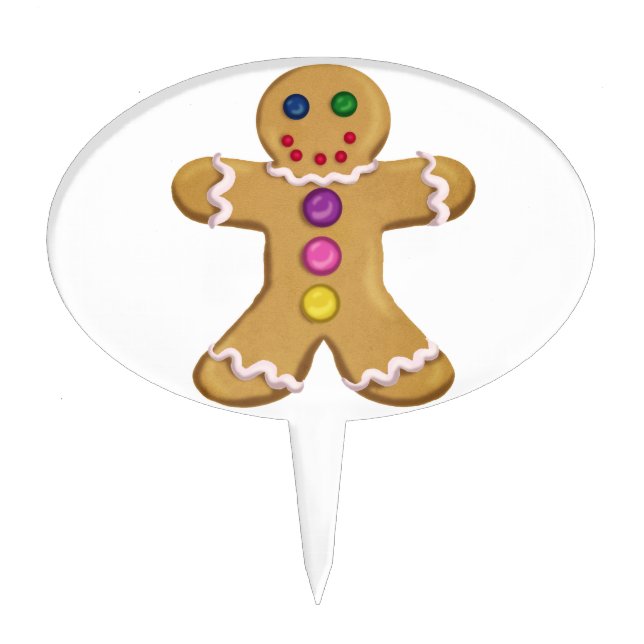 Ginger Man Cake Topper (Front)