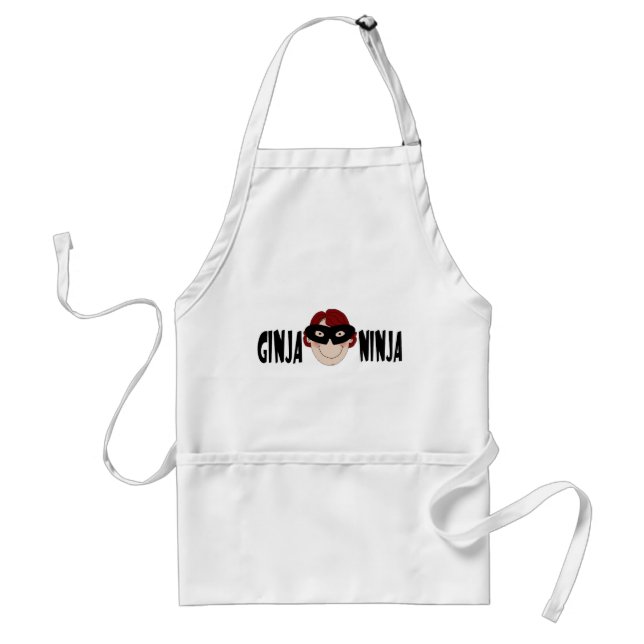 Ginger Ninja Adult Apron (Front)