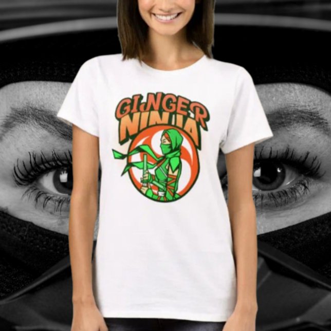 Ginger Ninja Female T-Shirt (Creator Uploaded)