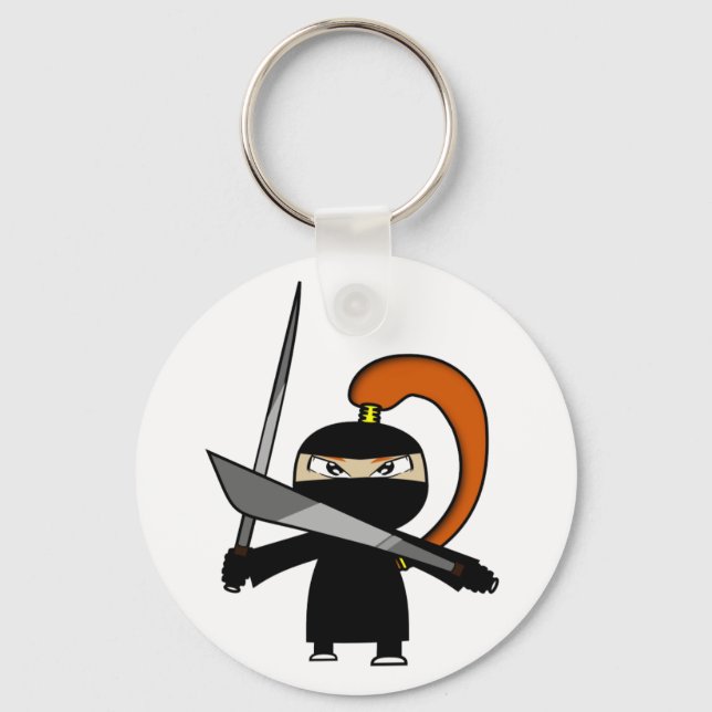 Ginger Ninja Figure 3 Keychain (Front)