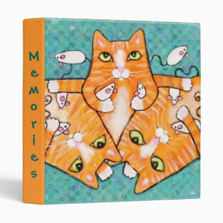 Ginger / Orange Tabby Cats Photo Binder