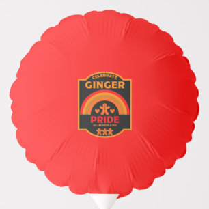 Ginger Pride Day Month Events Balloon