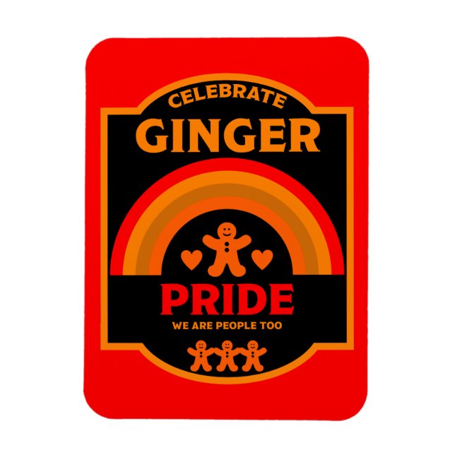 Ginger Pride Day Month Events Magnet (Vertical)