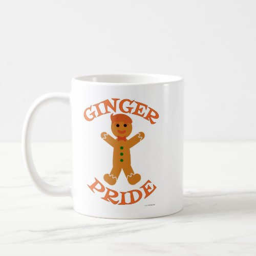 Ginger Pride Hair Color Holiday Fun Cookie Coffee Mug