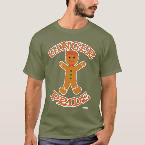 Ginger Pride Hair Color Holiday Fun Design T_Shirt
