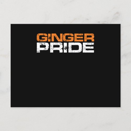 Ginger Pride Red Hair Redhead Redheads Gift Postcard