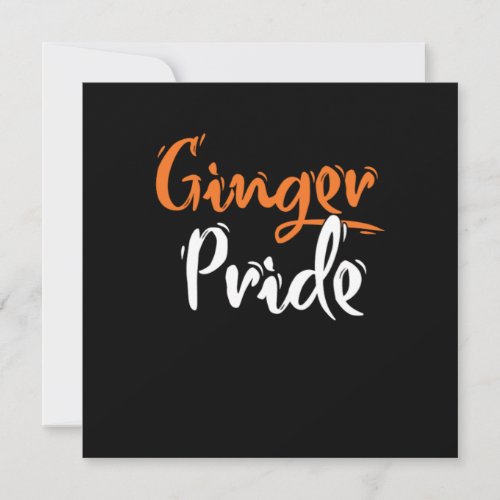 Ginger Pride Redheads Freckles Red Hair Redhead Gi Invitation