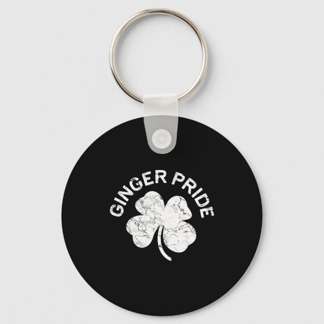 Ginger Pride Shirt Irish Men Women St Patricks Day Keychain (Front)
