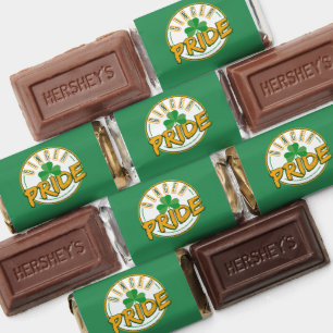 Ginger Pride St Patrick's Day Green Clover Leaf Hershey's Miniatures
