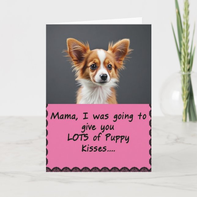 Ginger Pup Mothers Day Card (Front)