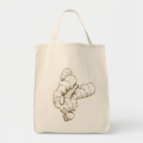 Ginger Roots Canvas Tote