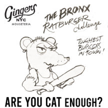 Ginger’s NYC Mouseteria “Are You Cat Enough?” Bowl
