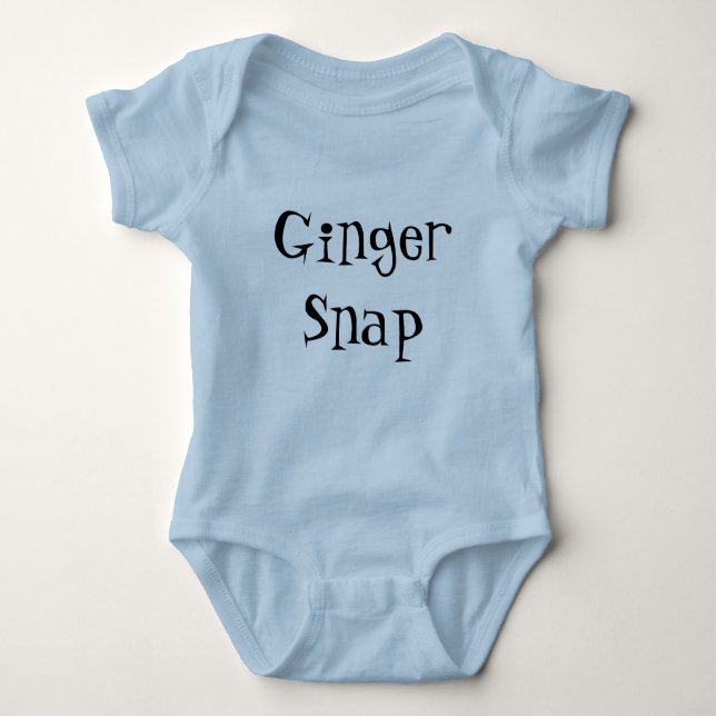 Ginger Snap Baby Bodysuit (Front)