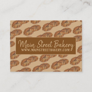 Ginger Snap Cookies Foodie Bakery Pastry Chef Business Card