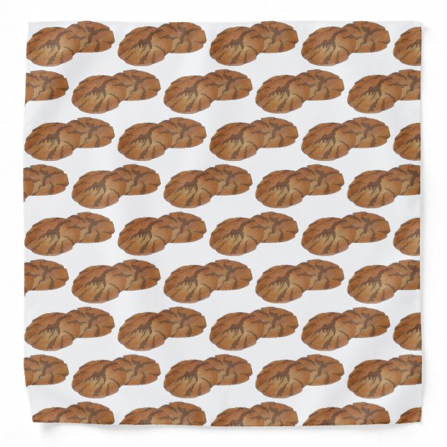 Ginger Snaps Gingersnap Biscuit Ginger Nut Cookies Bandana (Front)
