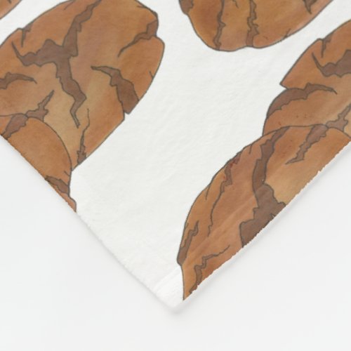 Ginger Snaps Gingersnap Biscuit Ginger Nut Cookies Fleece Blanket