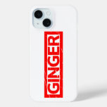 Ginger Stamp iPhone 15 Case