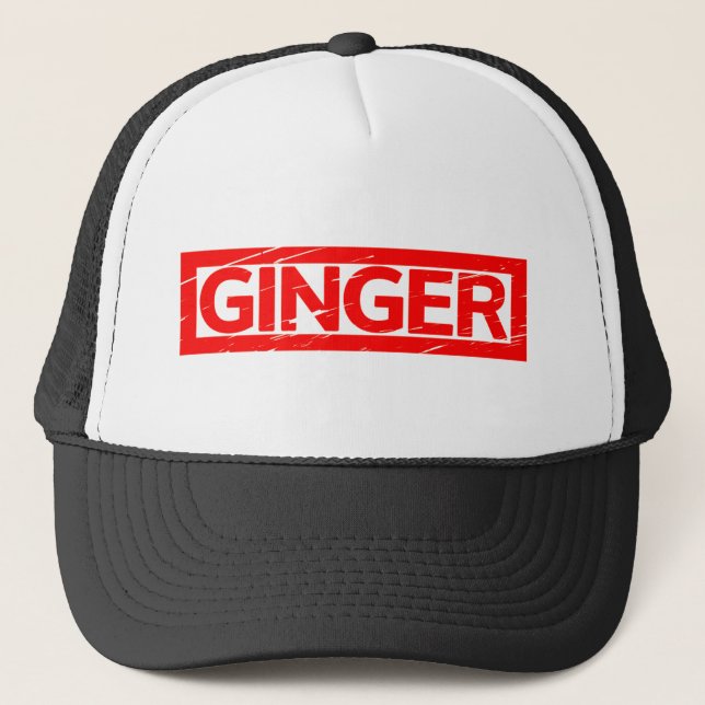 Ginger Stamp Trucker Hat (Front)