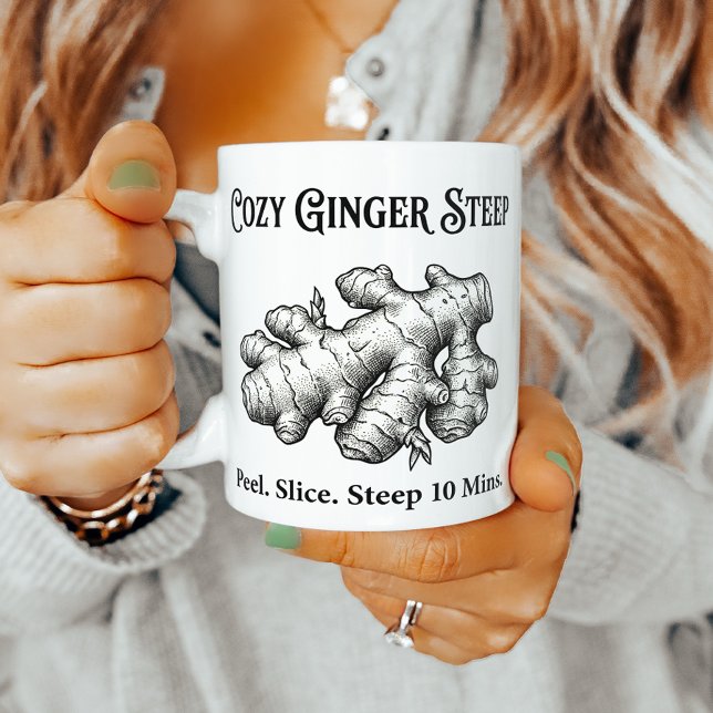 Ginger Tea Steep Guide  Coffee Mug (Creator Uploaded)