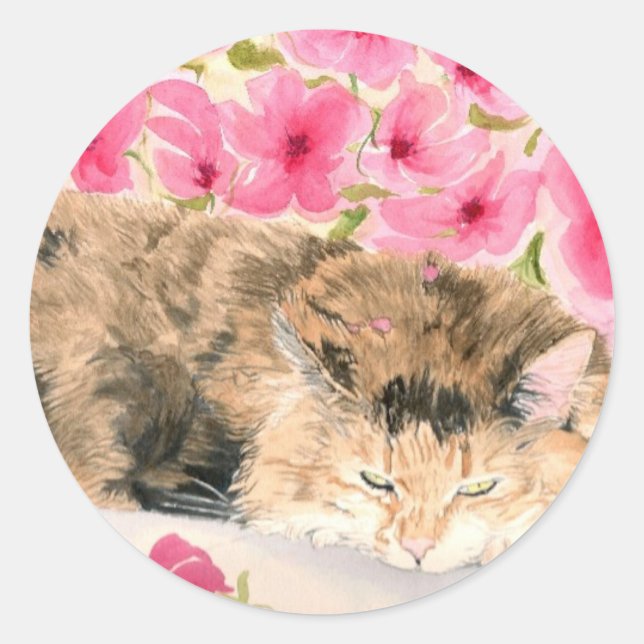 Ginger the Cat Stickers (Front)