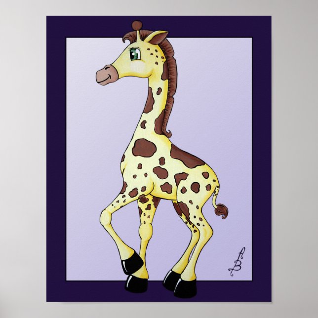 Ginger the Giraffe Poster (Front)