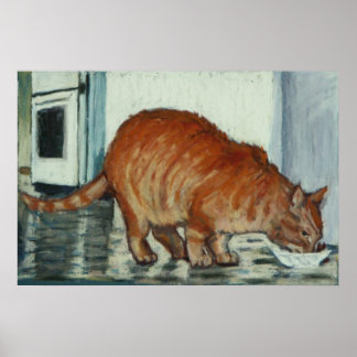 Ginger Tom Cat - Print or Poster