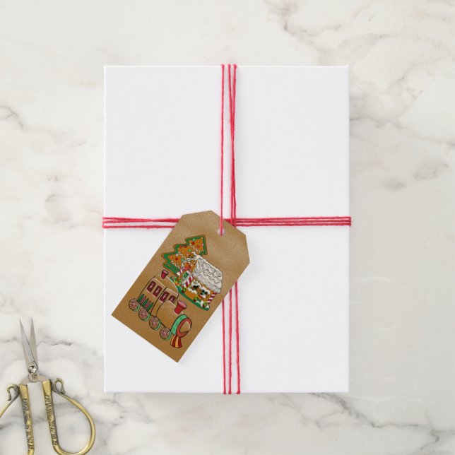 Ginger Town Gift Tags (With Twine)