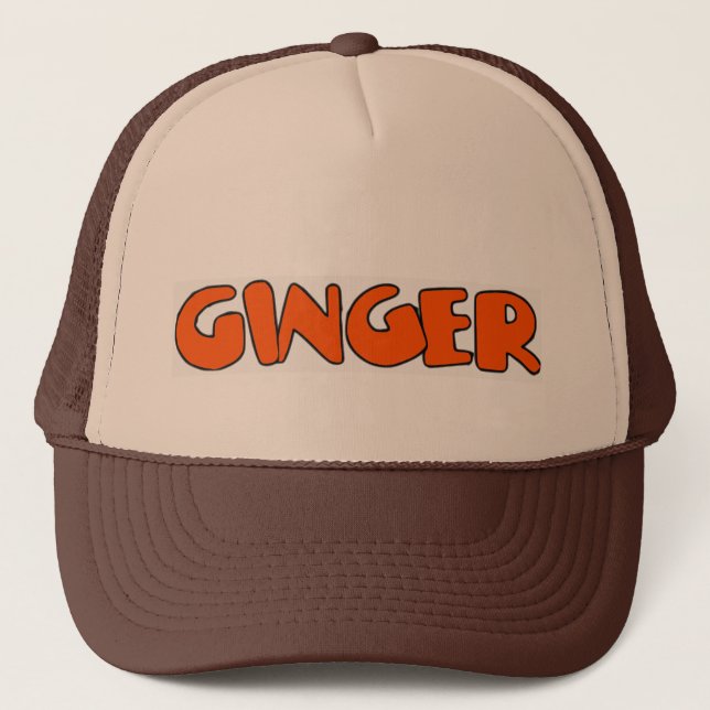 Ginger Trucker Hat (Front)