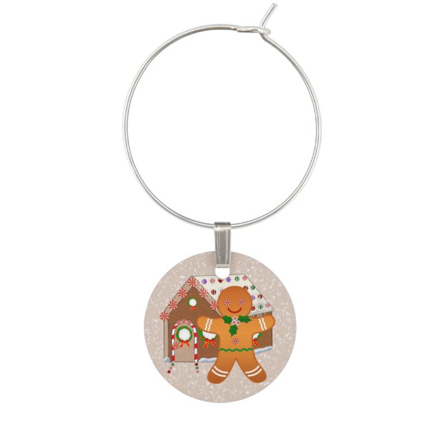 Ginger Wars Wine Charm (Front)