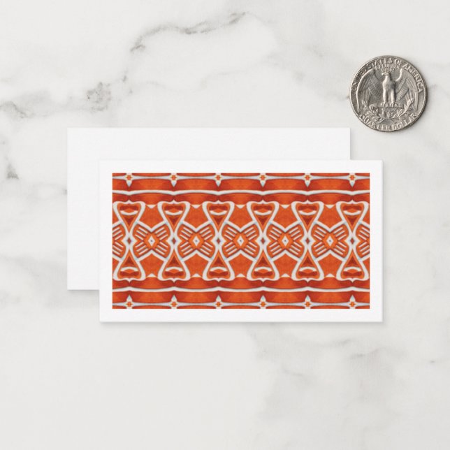 GINGERBREAD 3.5x2 Flat Card / Horizontal (Front/Back In Situ)