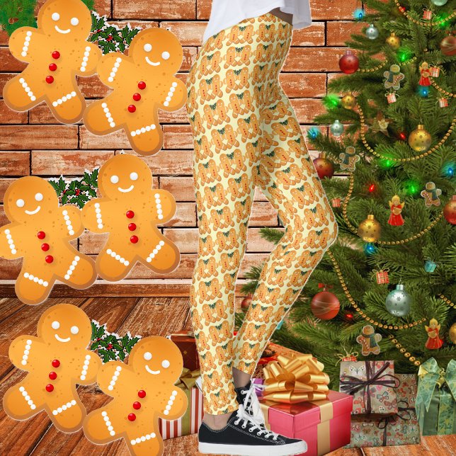 Gingerbread and Holly - Christmas Leggings (Creator Uploaded)
