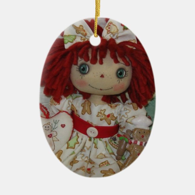 Gingerbread Annie Ornament (Front)