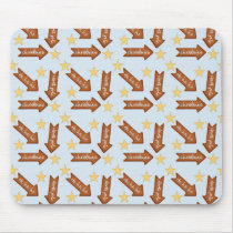 gingerbread arrows fun holiday design mouse pad