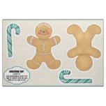 Gingerbread Baby Cut and Sew Plushie Kit Fabric