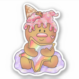 Gingerbread Baby Dessert | Sticker