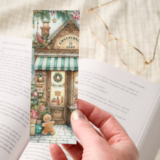Gingerbread Bakery Shop Bookmarks
