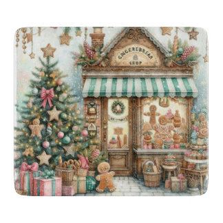 Gingerbread Bakery Shop Cutting Board