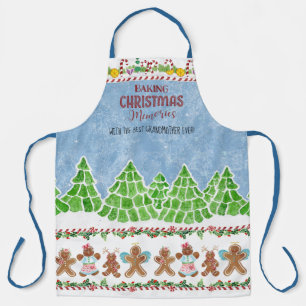 Gingerbread Baking Christmas Memories Best Grandma Apron