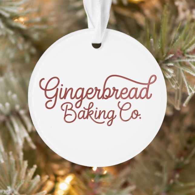 Gingerbread Baking Co Christmas  Ornament (Tree)