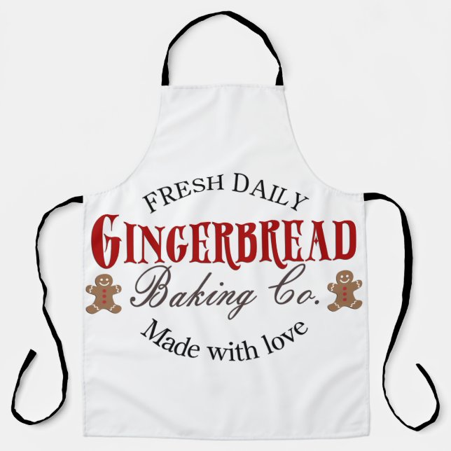 Gingerbread Baking Company/Christmas Apron (Front)