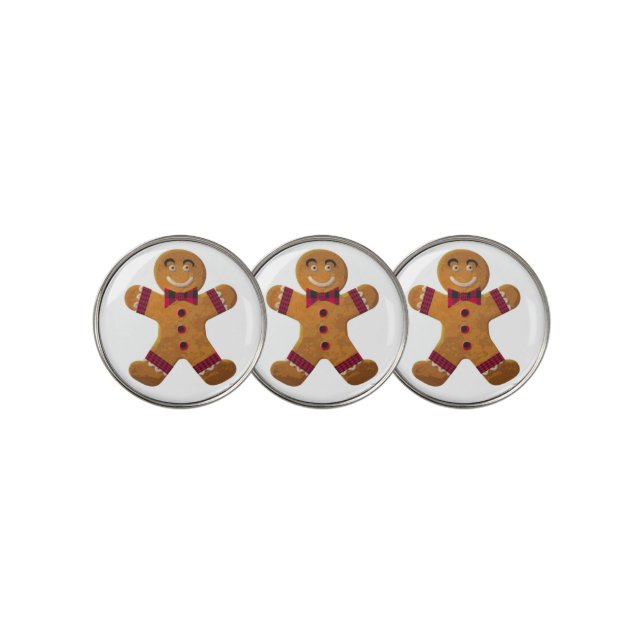 Gingerbread Ball Marker (3 Up)