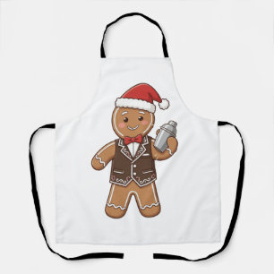 Gingerbread Barista Christmas 2026 Holiday Coffee Apron