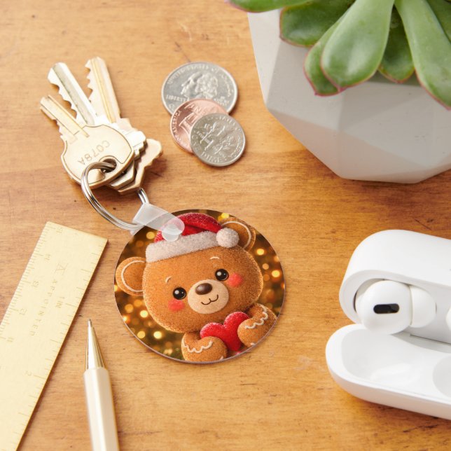 Gingerbread bear keychain (Desk)