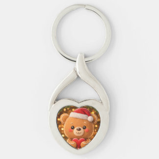 Gingerbread bear keychain