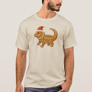 Gingerbread Bearded Dragon Christmas T-Shirt