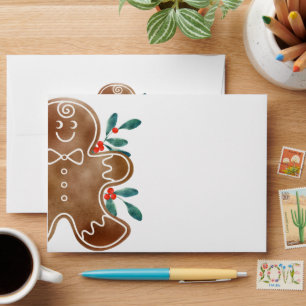 Gingerbread Berry Envelope